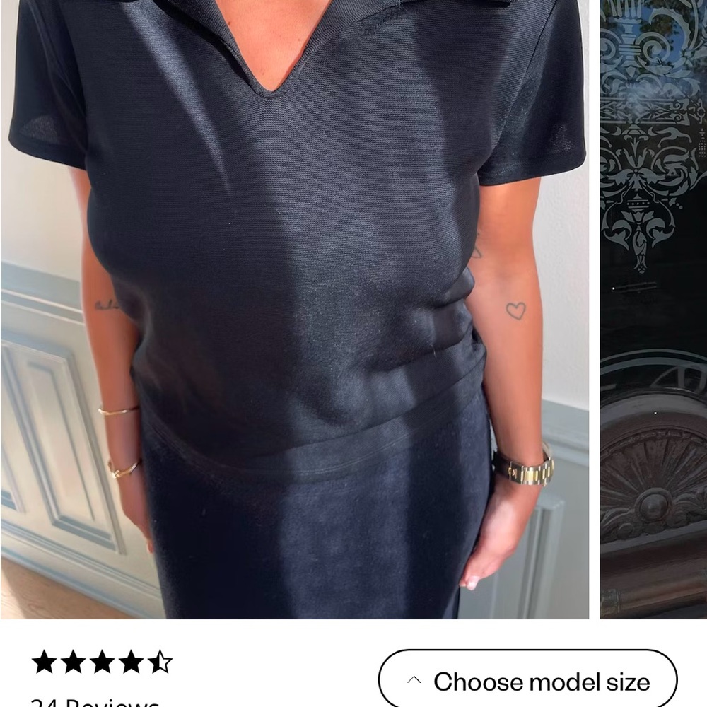 Djerf Avenue Getaway Top XS Black